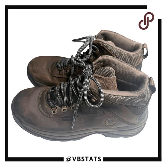 Timberland Women's White Ledge Mid Waterproof Hiking Boot 12668 Brown Size 8.5 - Picture 1 of 7